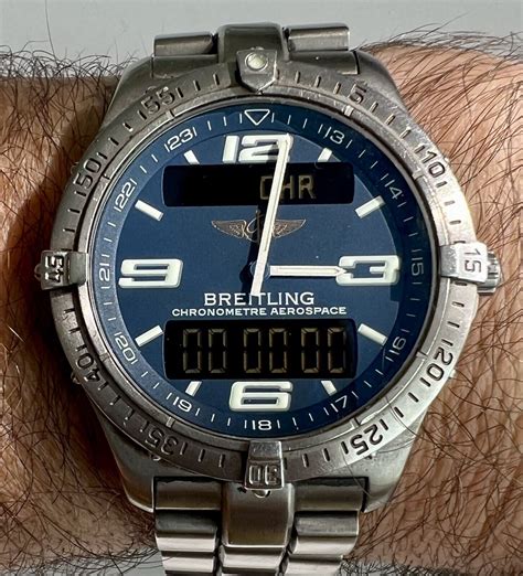 breitling chronospace battery change|breitling chronometre aerospace watch.